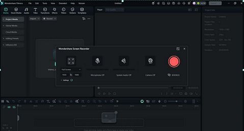 record pc screen with filmora