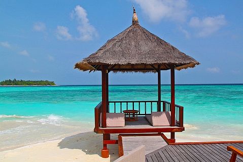 beach-hut- travel tourism vacation