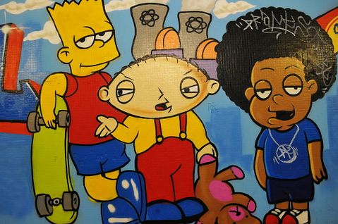 family guy, guy, griffin, southpark, popular, model, america, usa, humour, boy, culture, television, show, character, vandalised, stewie ,11 Most Loved TV Characters of All Time 