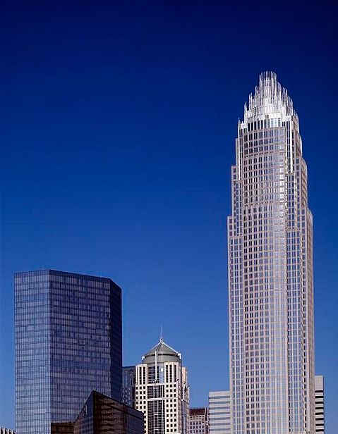 Charlotte, North Caroina tall buildings.
