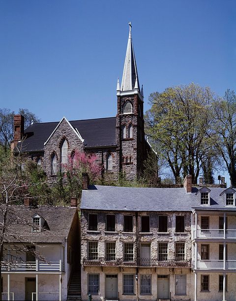 Harpers Ferry - HQ and Psychological Mid Photograph -Point of the A.T.
