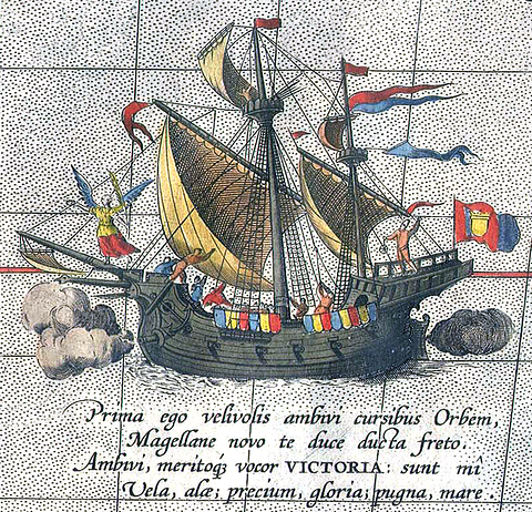 622px-Detail_from_a_map_of_Ortelius_-_Magellan's_ship_Victoria