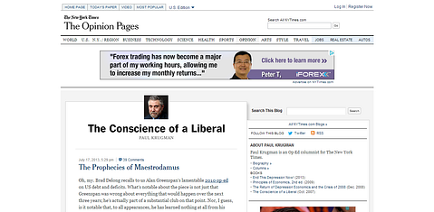 The Conscience of a Liberal (Paul Krugman)
