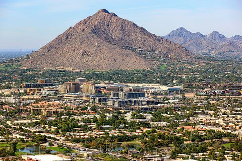 arizona, mountains, camelback, mountain, popular, green, travel, business, trees, resorts, sunny, wealth, skyline, old, recreation, elevated, shopping, climate, architecture,