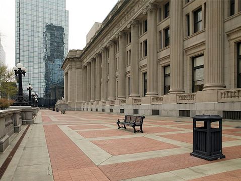 Indianapoils fasade of the federal building