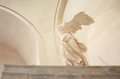 sculpture, france, nike, h.w., mythology, greek, samothrake, of, styx, winged, victory, france, paris, janson, titan, goddess, samothrace, pallas, louvre, victoria 11 Most Famous Sculptures in the World