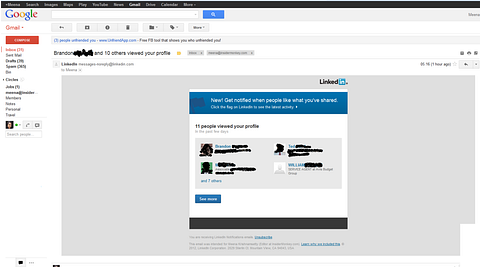 LinkedIn (NYSE:LNKD) Privacy Issue