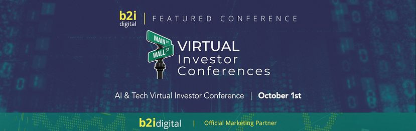 AI & Tech Companies Present Live and Take Investor Meetings at the October 1 Virtual Investor Conference featured image