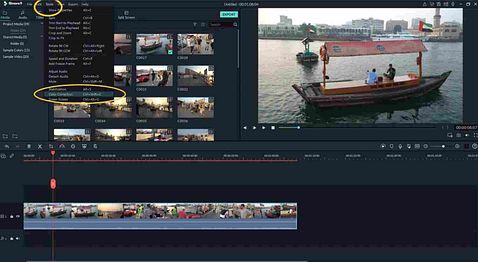 selecting color correction