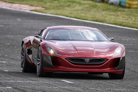 Tesla Motors Inc (NASDAQ:TSLA), Electric Car, rimac, concept, track, automotive, elegant, brand, design,