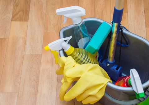 mop, bleach, bathroom, sanitary, yellow, life, cleaner, clean, equipment, object, bottle, home, set, house, hygiene, bucket, sponge, storage, material, 7 Most Profitable Franchises under $50K