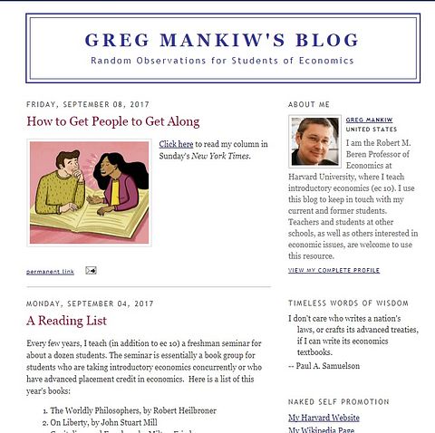greg mankiw