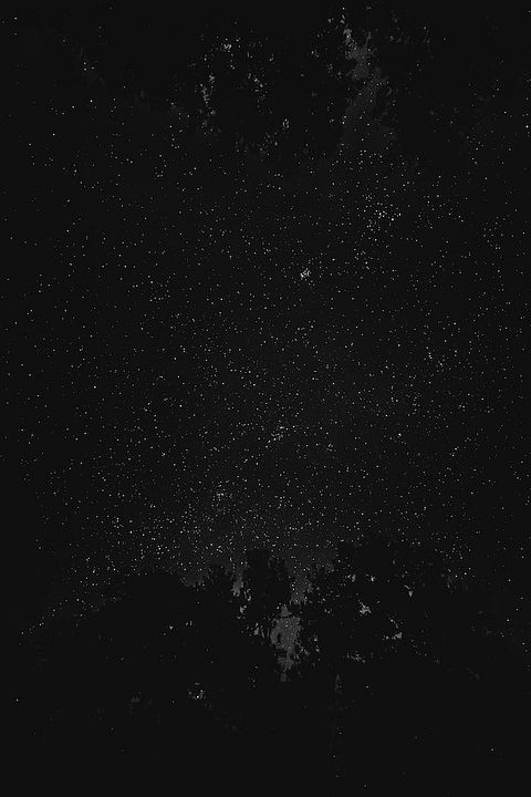 Black color, sky, stars