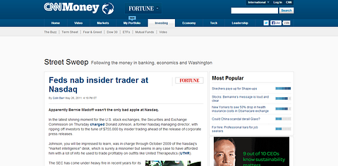 Street Sweep (CNN Money)