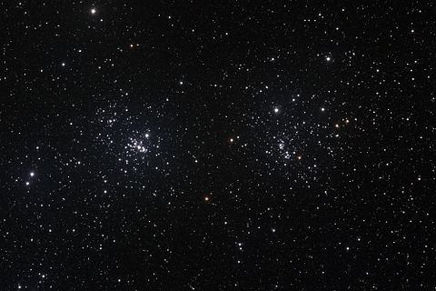 star, sky, space, starfield, field, night, black, cosmos, dark, beyond, stellar, ngc 884, double cluster, natural, parsec, cadwell 14, deep sky, blue shift, astronomy, light, star-10 Easiest Deep Sky Objects To See With Small Telescopes 
