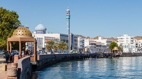 oman, muscat, tourism, capital, corniche, middle, east, arabia, port-town, muttrah, harbour, vacation, mosque, holiday, masqat, arabian, blue, 11 Countries where Expats Earn The Most Money