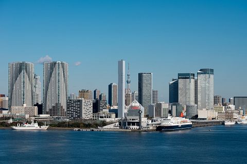 beach, japan, building, tokyo, ocean, skyscraper, downtown, coast, leisure, clear, shore, dust, travel, view ,11 Best Countries in Robotics,