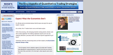 Mish's Global Economic Trend Analysis