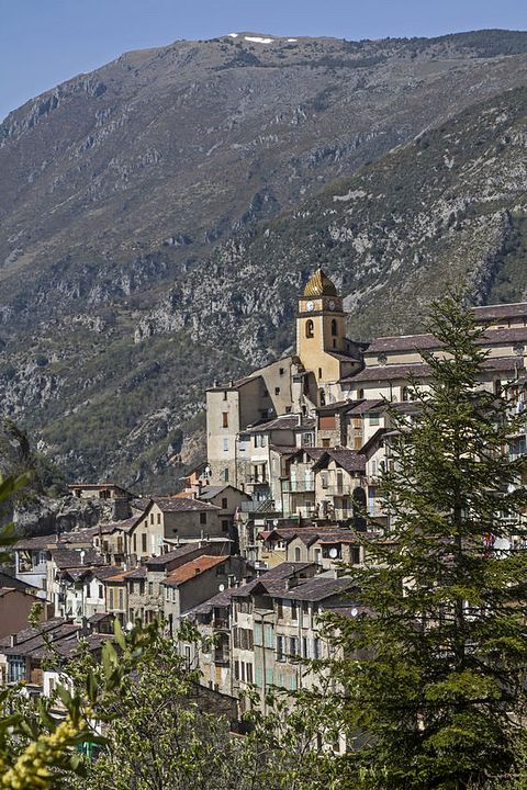 Cedric Herrou Roya France backcountry, city, hill, houses sea, inland, mountain village, mountains, place, settlement, village