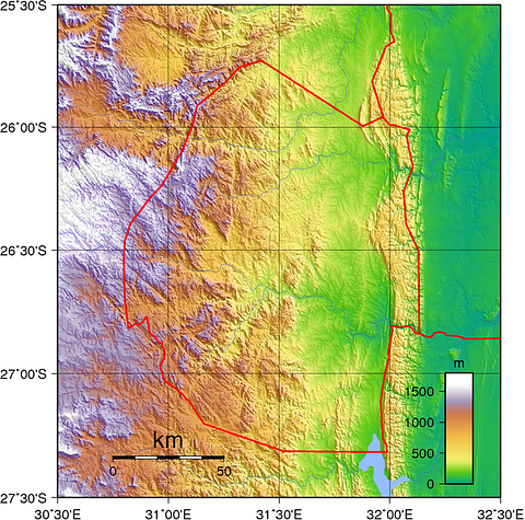 606px-Swaziland_Topography 6 Easiest Countries to Draw