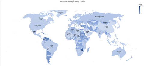 Inflation Rates by Country: Complete 2023 Data