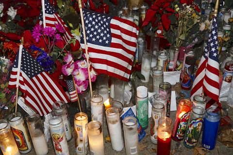 2015, attack, bernardino, bestof, california, candles, center, county, flowers, honoring, horizontal, human, inland, interest, islamic, love, makeshift, mass, memorial, Top 10 Most Googled News Stories in 2015