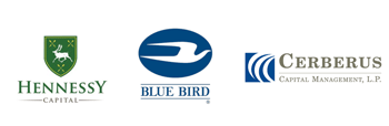 Blue Bird, Hennessy, Cerberus Logos