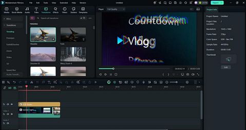 add transitions effects videos