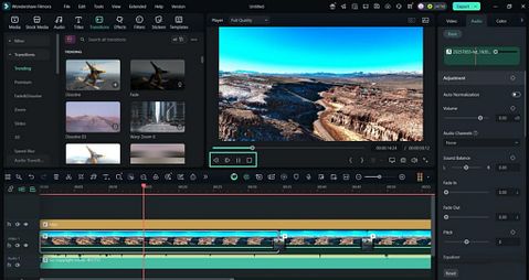 preview edited video filmora