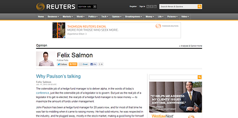 Felix Salmon (Reuters)