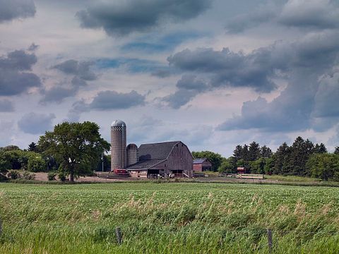 Barn in rural North Dakota