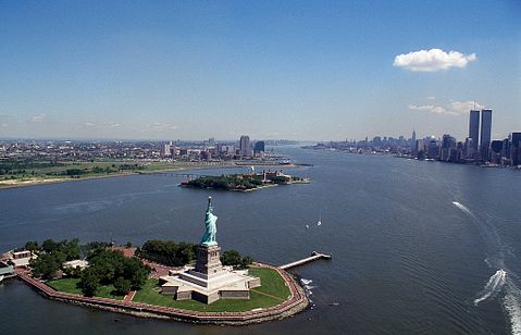 New Jersey view statue of liberty