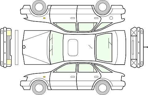 automobile, car, parts, layout