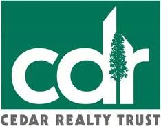 Cedar Realty Trust Inc (NYSE:CDR)